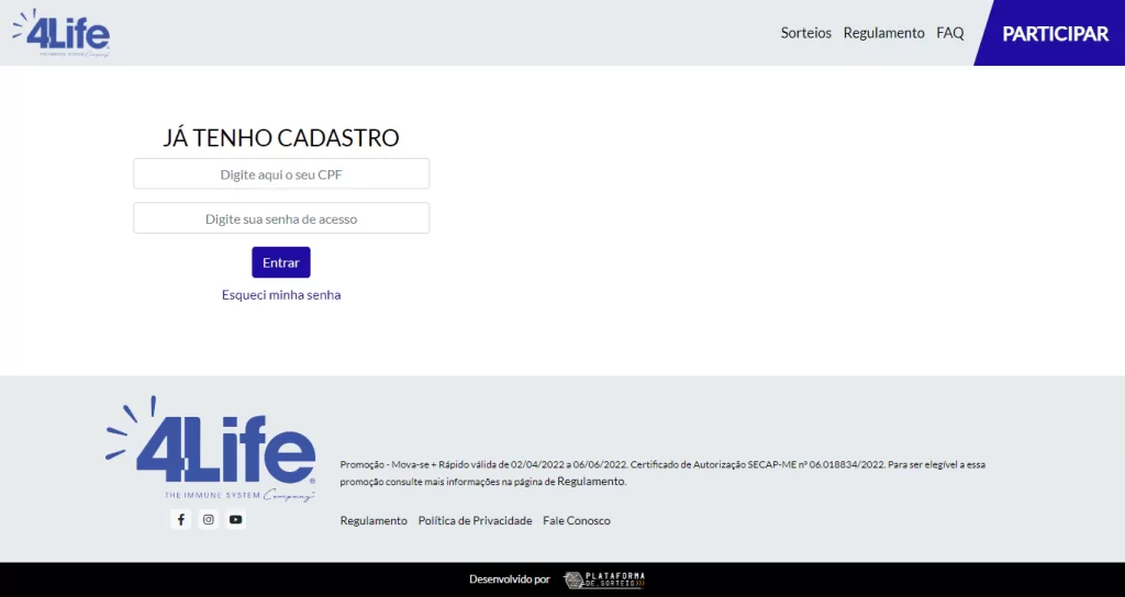 sorteio4lifebrasil-br